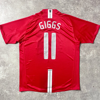 【BNWT正規品2007-2009 NIKE Manchester United UCL home GIGGS #11】