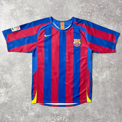 【正規品2005-2006 NIKE FC Barcelona home RONALDINHO #10】