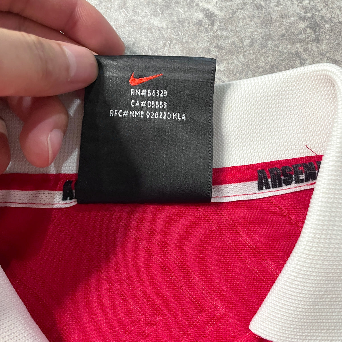 【正規品1996-1998 NIKE Arsenal home L/S shirt 歴代選手サイン入】