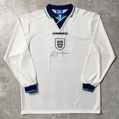 【正規選手支給品1995(-1997) UMBRO England home L/S Pearce #3】