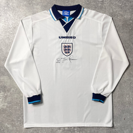 【正規選手支給品1995(-1997) UMBRO England home L/S Pearce #3】