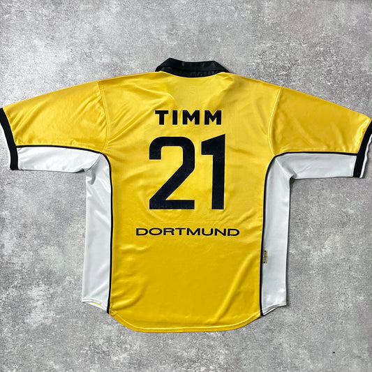 【正規品1998-2000 NIKE BVB Dortmund home TIMM #21】