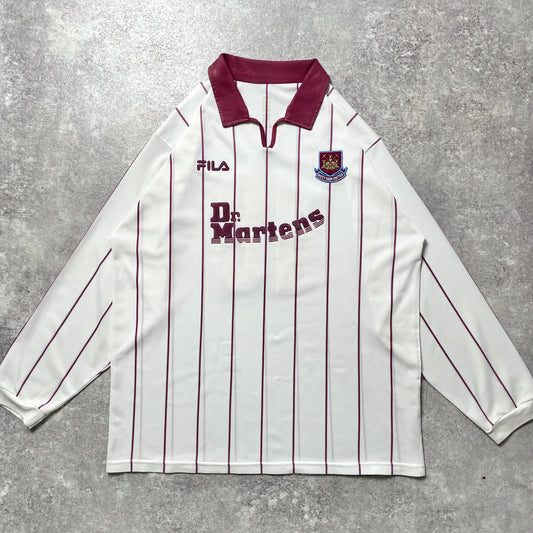 【正規品2002-2003 Fila West Ham United away L/S #18】