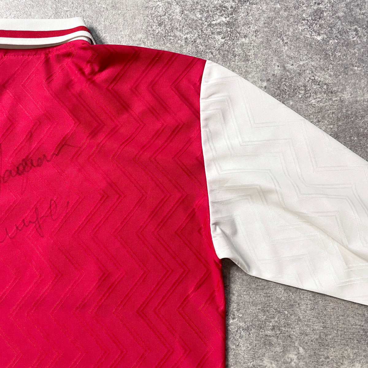 【正規品1996-1998 NIKE Arsenal home L/S shirt 歴代選手サイン入】