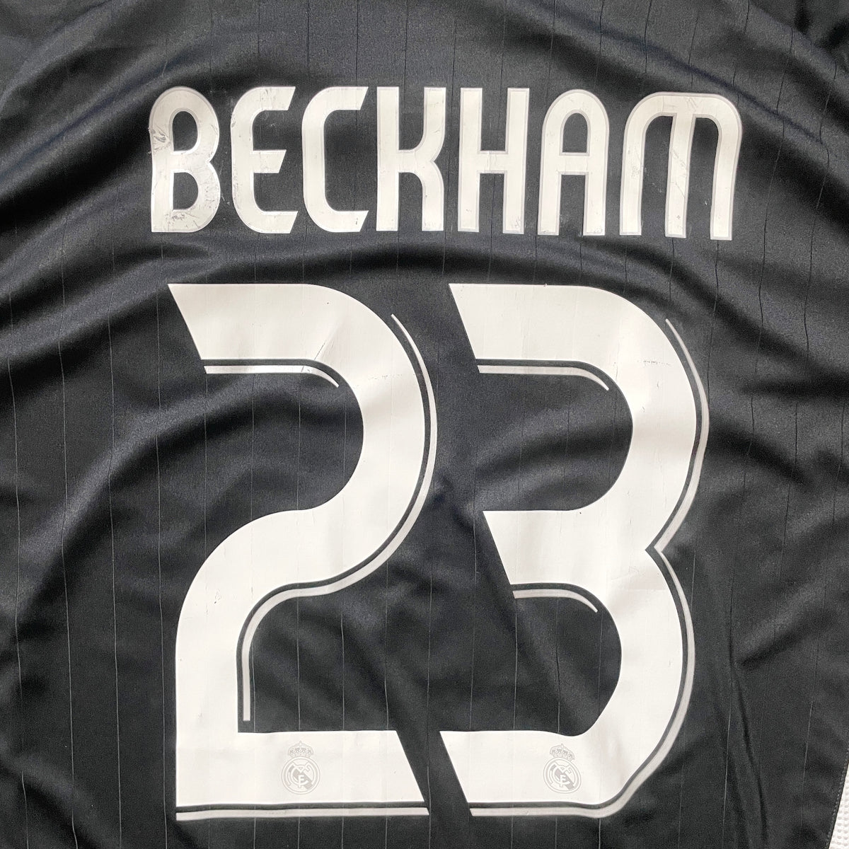 【正規選手支給品2006-2007 adidas Real Madrid away L/S Beckham #23】