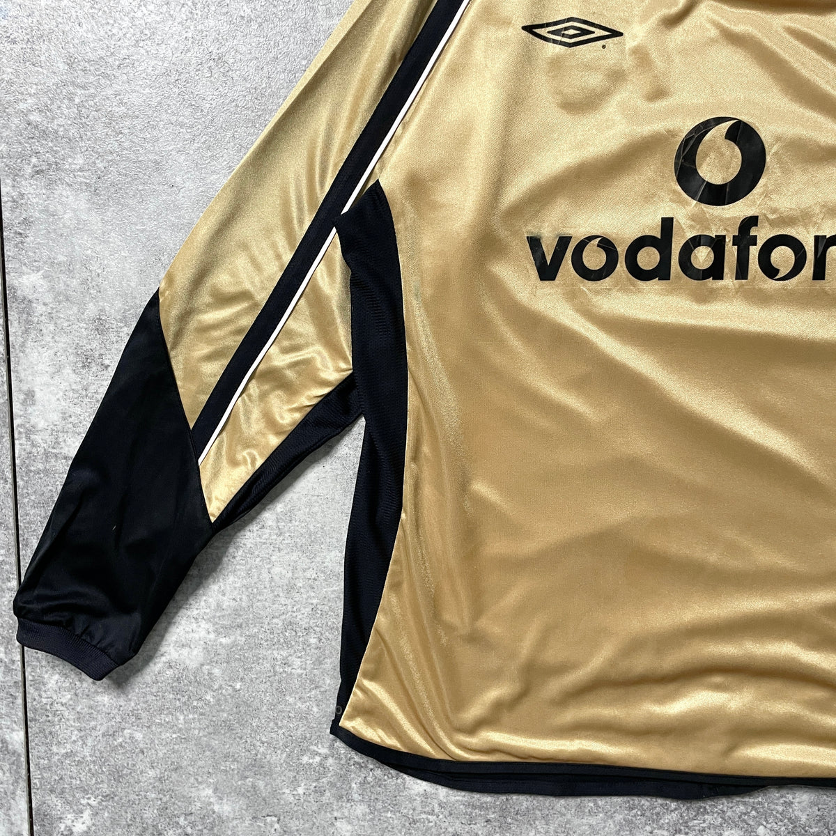 【正規品2001-2002 UMBRO Manchester United away/third L/S reversible shirt】