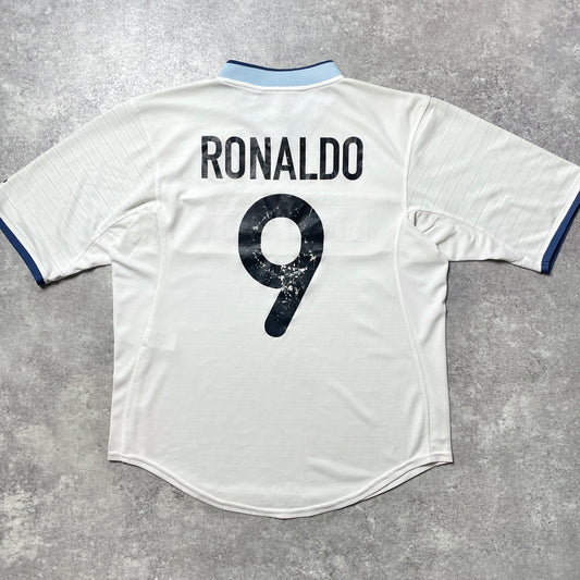 【正規品2000-2001 NIKE Inter Milan away RONALDO #9】
