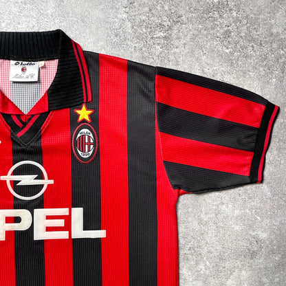 【正規品1997-1998 Lotto AC Milan home shirt】