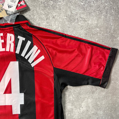 【BNWT正規品1998-1999 adidas AC Milan home ALBERTINI #4】