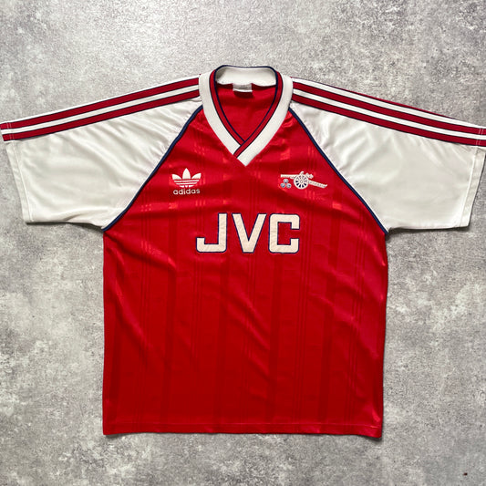 【正規品1988-1990 adidas arsenal home shirt】