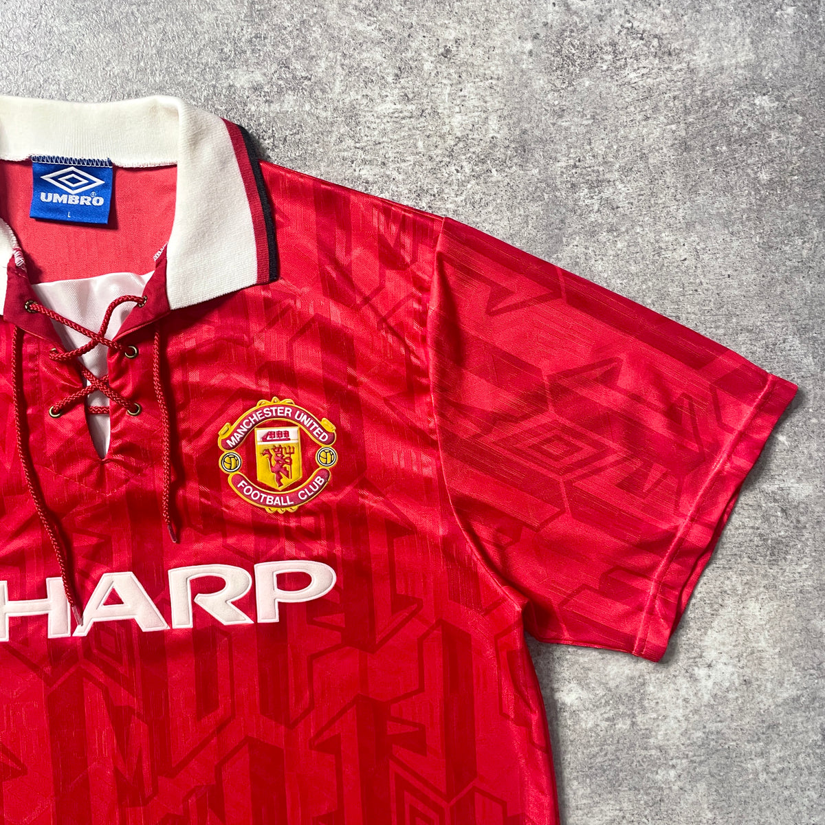 【正規品1992-1994 UMBRO Manchester United home】