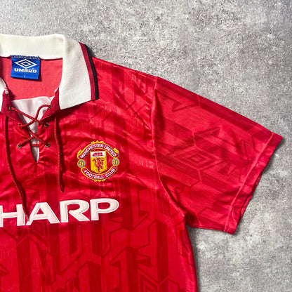 【正規品1992-1994 UMBRO Manchester United home】