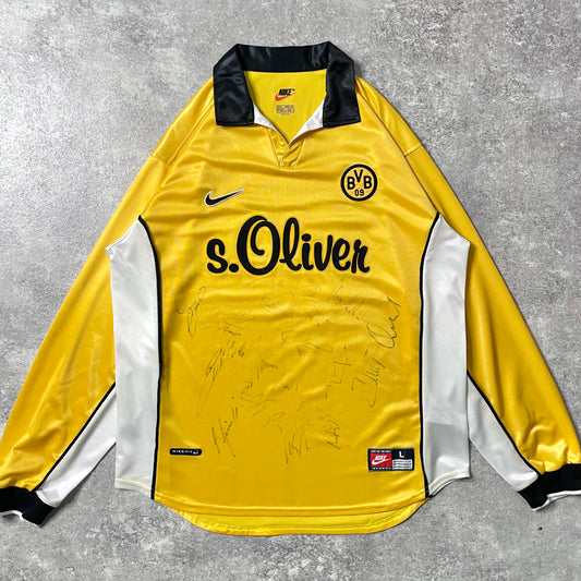 【正規品1998-2000 NIKE BVB Dortmund home L/S shirt】