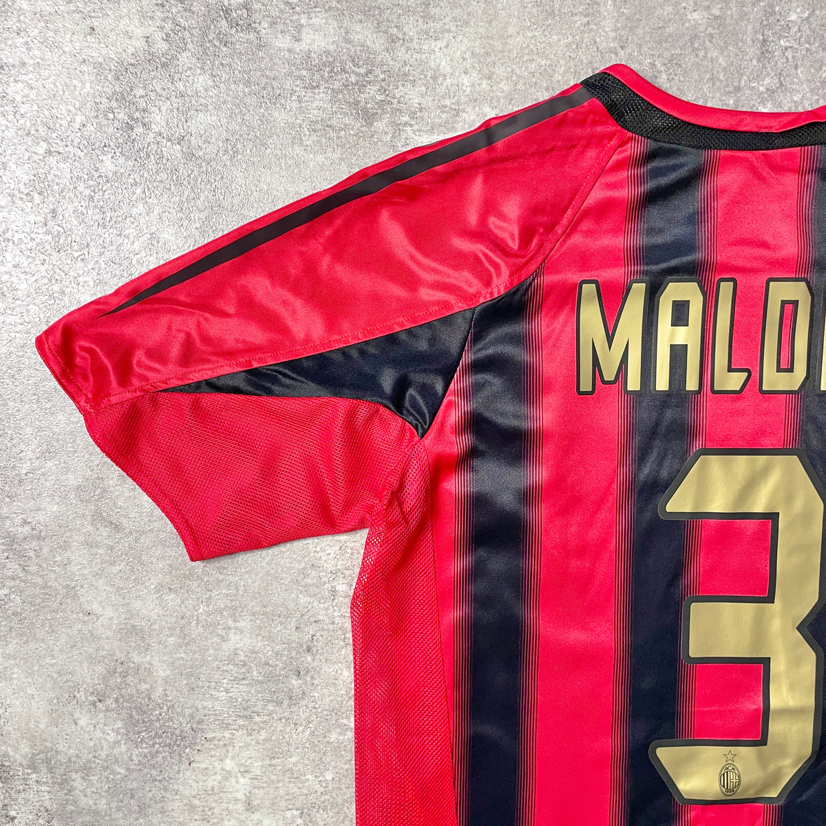 【BNWT正規品2004-2005 adidas AC Milan home MALDINI #3】
