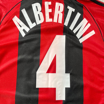 【BNWT正規品1998-1999 adidas AC Milan home ALBERTINI #4】