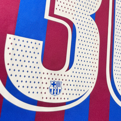 【正規品2021-2022 NIKE Barcelona home GAVI #30】
