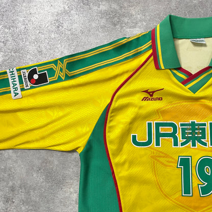 【正規選手実使用品1999-2000 MIZUNO JEF United CHIBA home L/S #19】