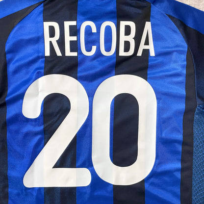【正規品2001-2002 NIKE Inter Milan home RECOBA #20】