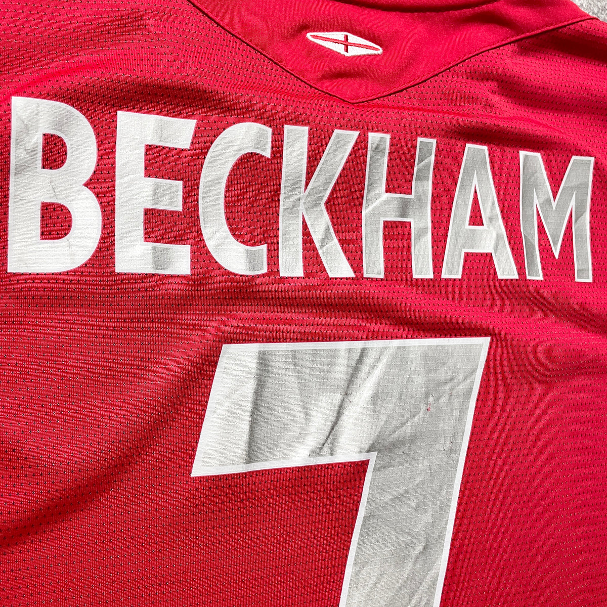 【正規品2004-2006 Umbro England away L/S Beckham #7】