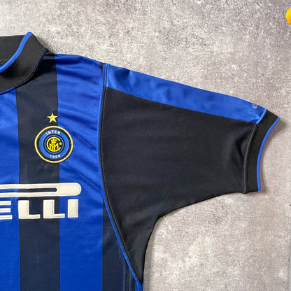 【正規品2000-2001 NIKE Inter Milan home Ronaldo #9】