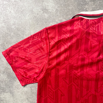 【正規品1992-1994 UMBRO Manchester United home】