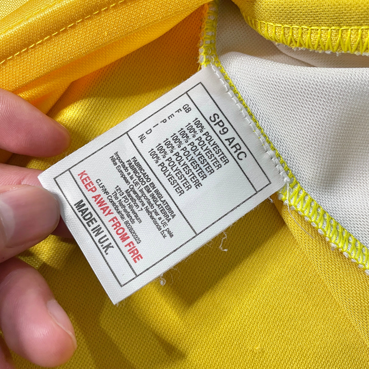 【正規品1998-2000 NIKE BVB Dortmund home L/S shirt】