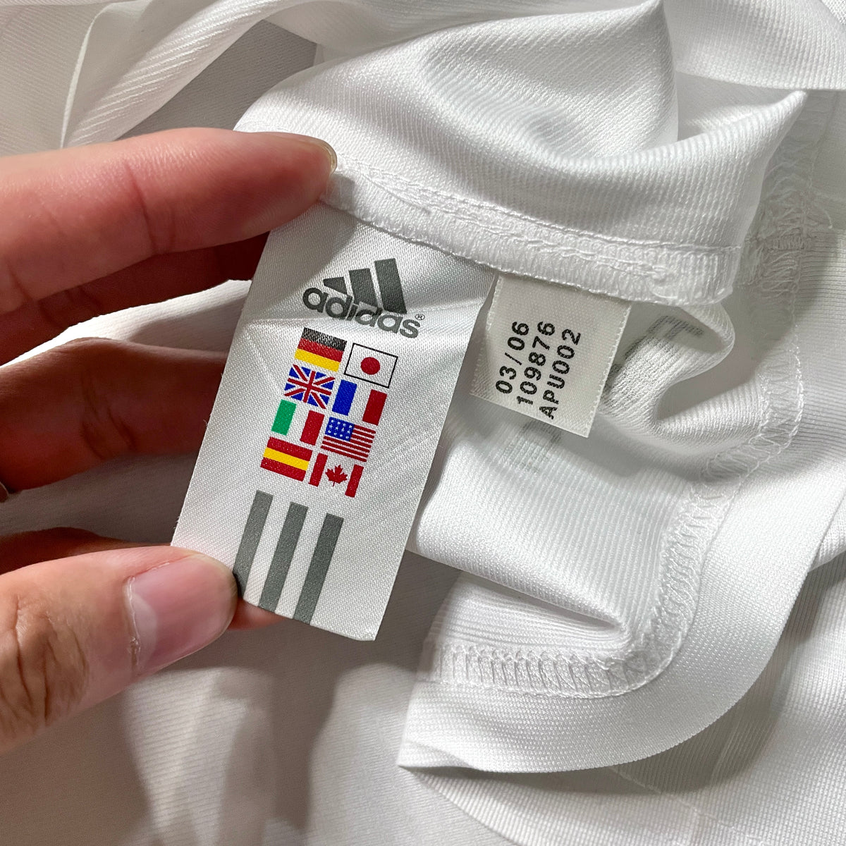【正規選手支給品2005-2006 adidas Real Madrid home L/S Ronaldo #9】
