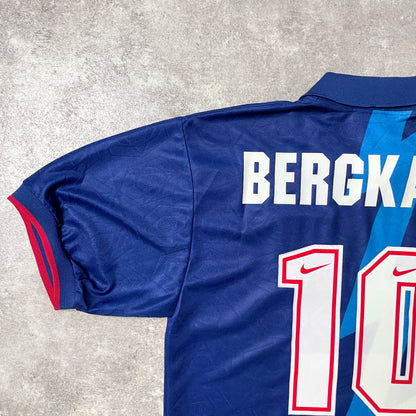 【正規品1995-1996 NIKE arsenal away BERGKAMP #10】