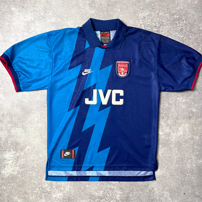 【正規品1995-1996 NIKE arsenal away BERGKAMP #10】