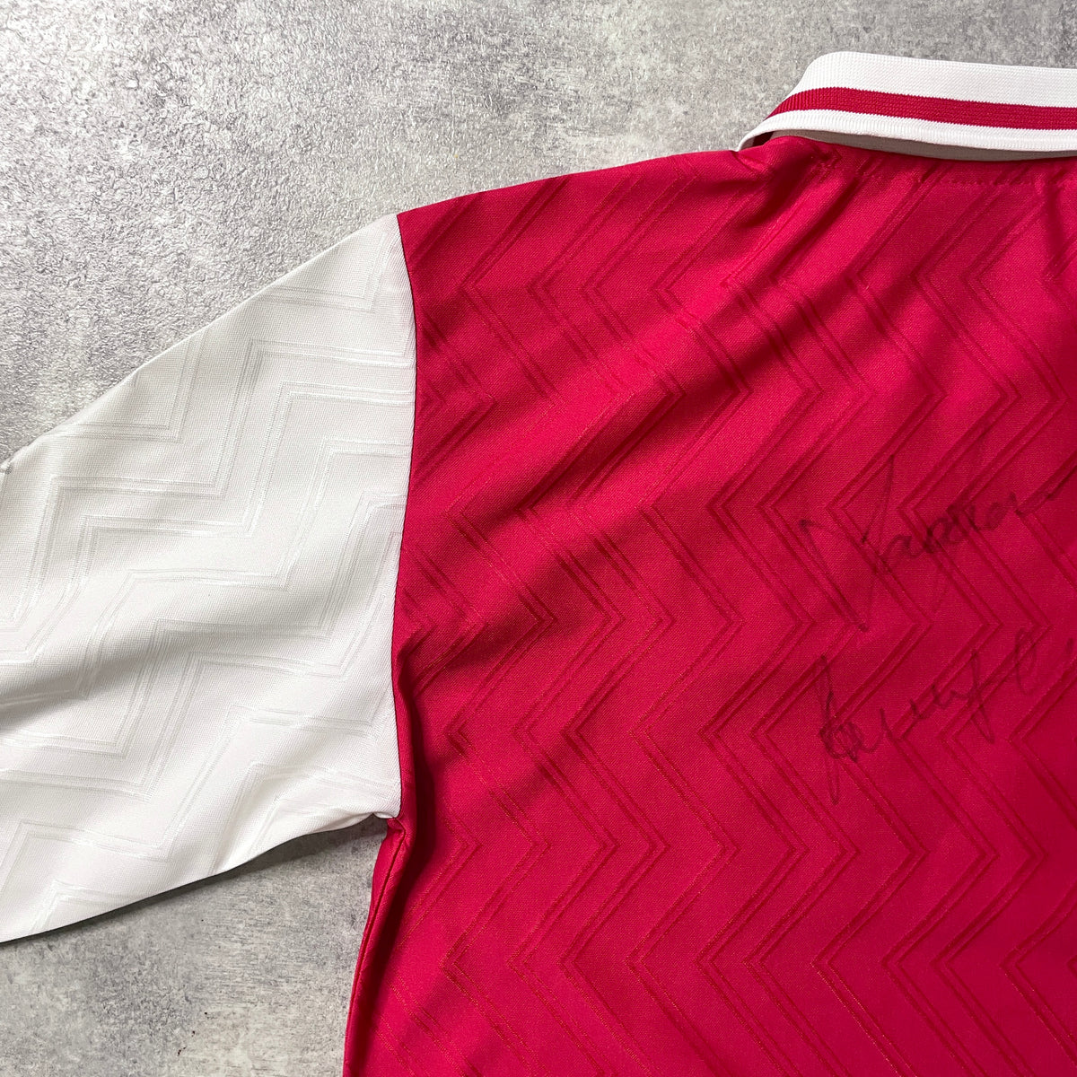 【正規品1996-1998 NIKE Arsenal home L/S shirt 歴代選手サイン入】