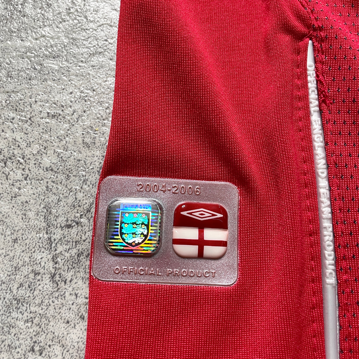 【正規品2004-2006 Umbro England away L/S Beckham #7】