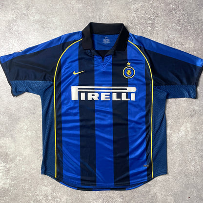 【正規品2001-2002 NIKE Inter Milan home RECOBA #20】