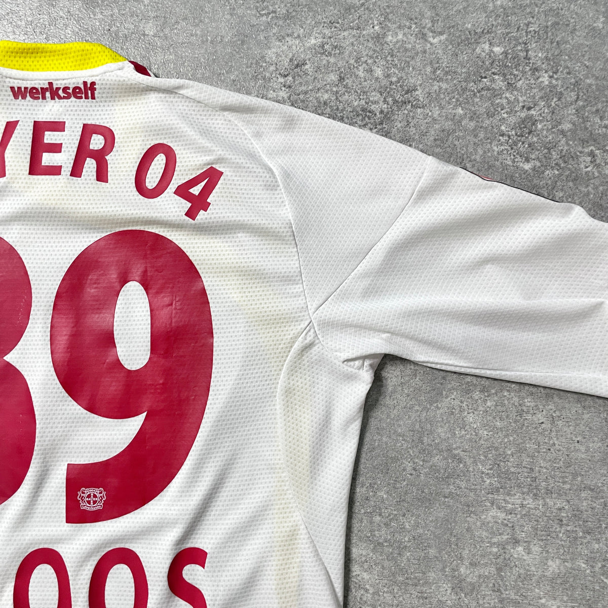【BNWT正規選手支給品2009-2010 adidas Leverkusen away L/S KROOS #39】