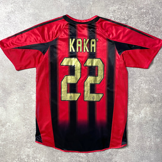 【正規品2004-2005 adidas AC Milan home KAKA #22】