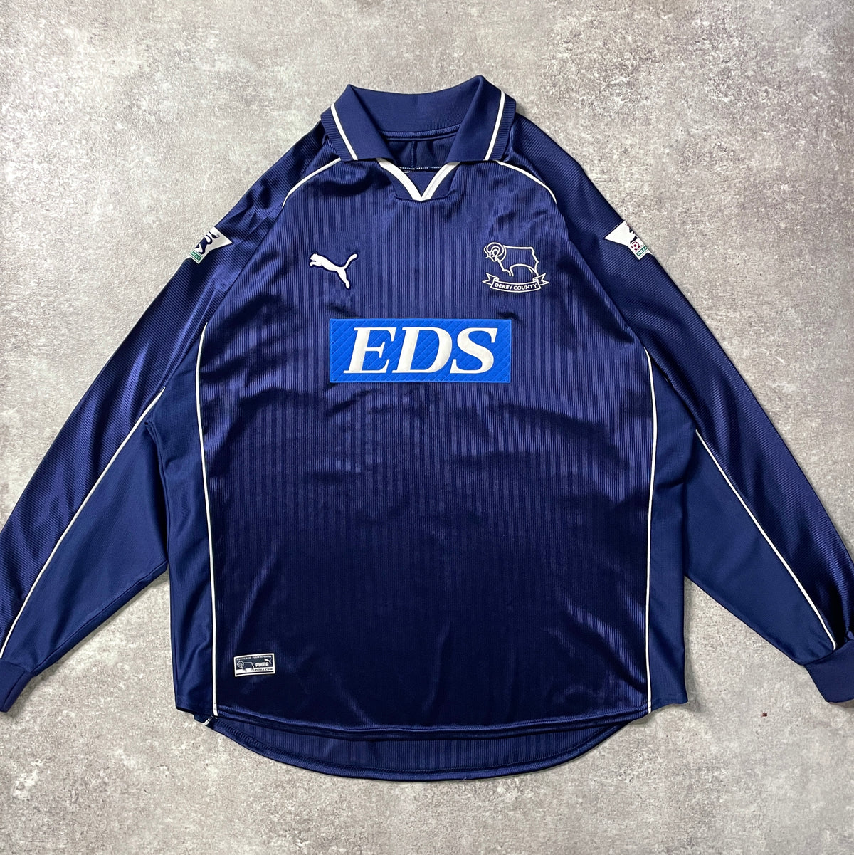 【正規品2000-2001 Derby County L/S KINKLADZE #10】