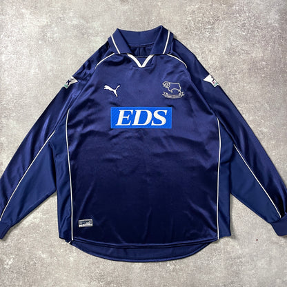 【正規品2000-2001 Derby County L/S KINKLADZE #10】