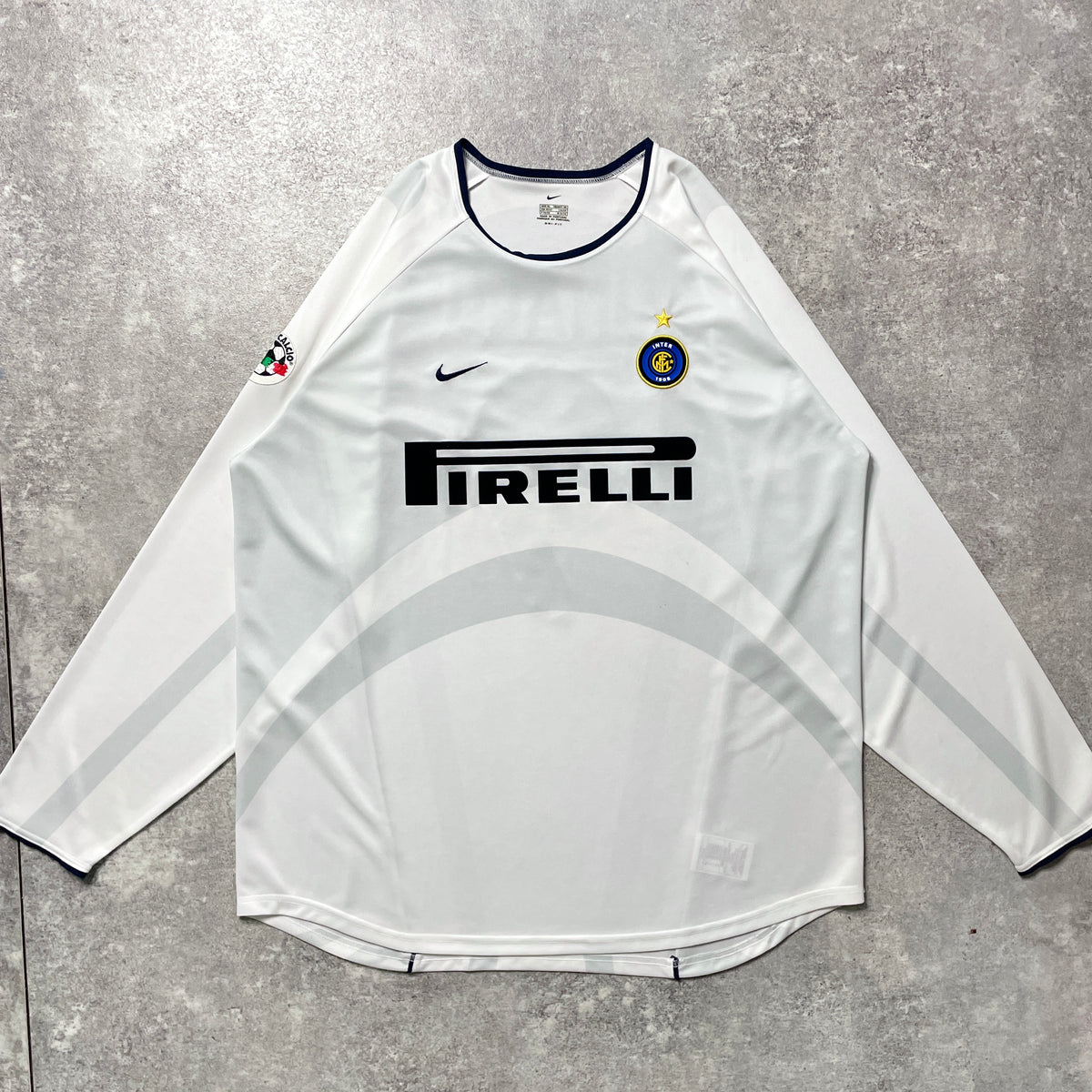 【正規選手支給品2001-2002 NIKE Inter Milan away L/S Ronaldo #9】