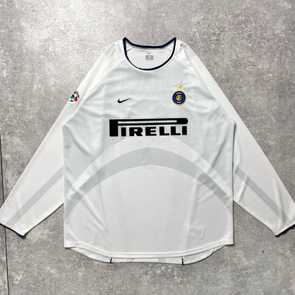 【正規選手支給品2001-2002 NIKE Inter Milan away L/S Ronaldo #9】