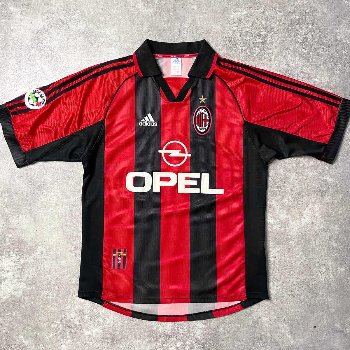 【正規品1998-1999 adidas AC Milan home MALDINI #3】
