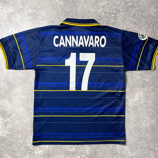 【正規品1998-1999 LOTTO Parma 3rd F.CANNAVARO #17】