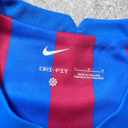【正規品2021-2022 NIKE Barcelona home GAVI #30】
