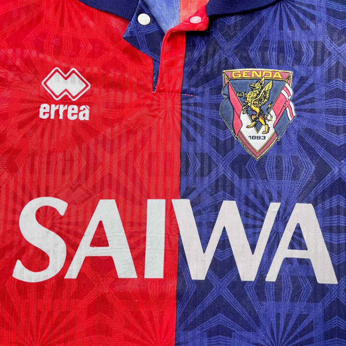 【正規品1992-1994 errea Genoa home L/S shirt】