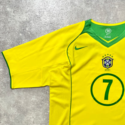 【正規品2004-2006 NIKE Brazil home ROBINHO #7】