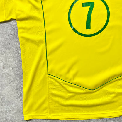 【正規品2004-2006 NIKE Brazil home ROBINHO #7】