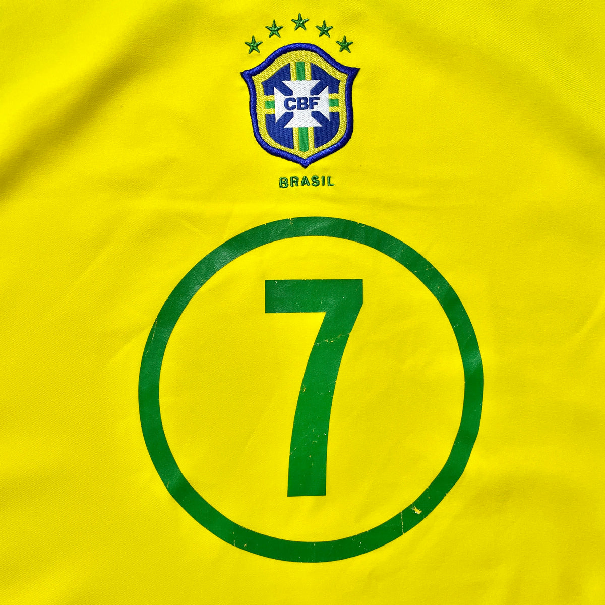 【正規品2004-2006 NIKE Brazil home ROBINHO #7】