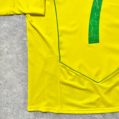 【正規品2004-2006 NIKE Brazil home ROBINHO #7】