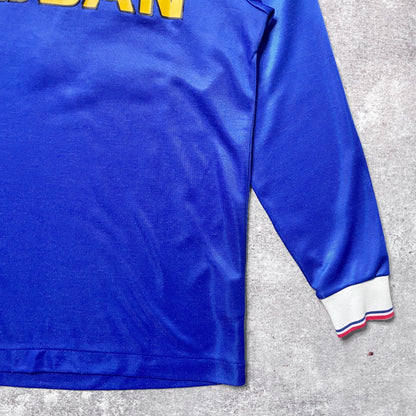 【正規選手支給品1985-1987 adidas 横浜fマリノス前身 日産自動車サッカー部 home L/S shirt】