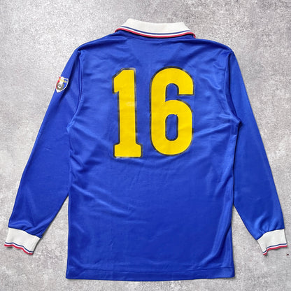 【正規選手支給品1985-1987 adidas 横浜fマリノス前身 日産自動車サッカー部 home L/S shirt】