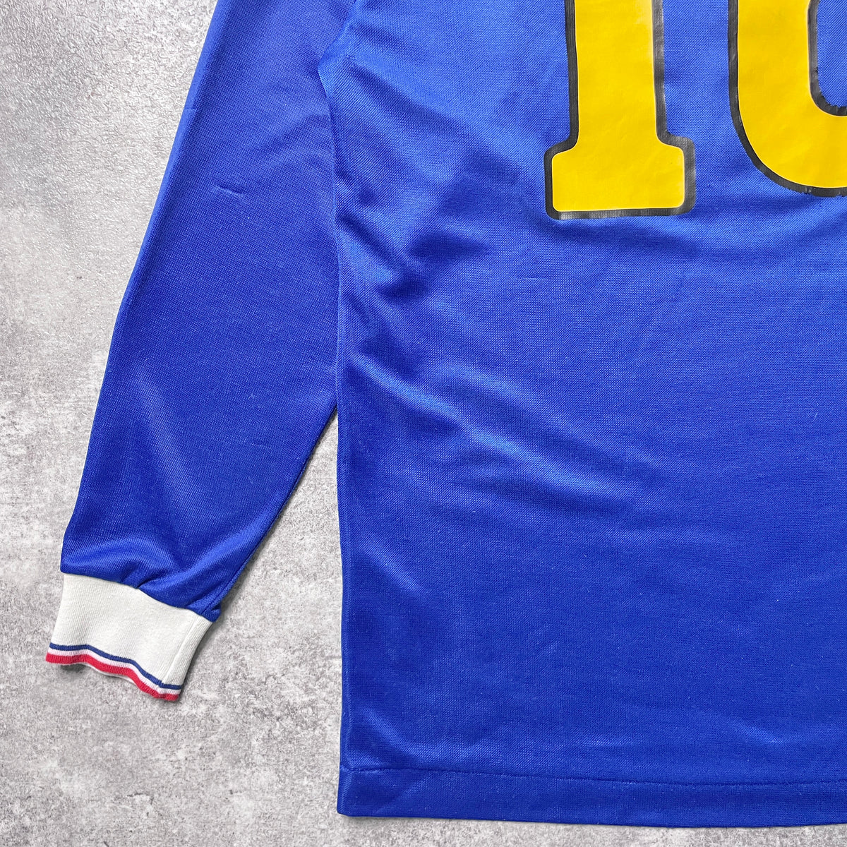 【正規選手支給品1985-1987 adidas 横浜fマリノス前身 日産自動車サッカー部 home L/S shirt】