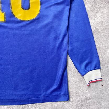 【正規選手支給品1985-1987 adidas 横浜fマリノス前身 日産自動車サッカー部 home L/S shirt】